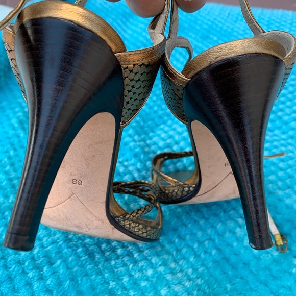 Cole Haan strapped Heels size 8 - Picture 4 of 7